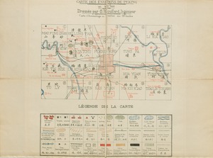 Carte des environs de Peking